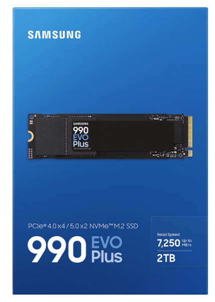 Solid-State Drive (SSD) Samsung 990 EVO Plus PCIe 4.0 NVMe M.2 2TB [4]