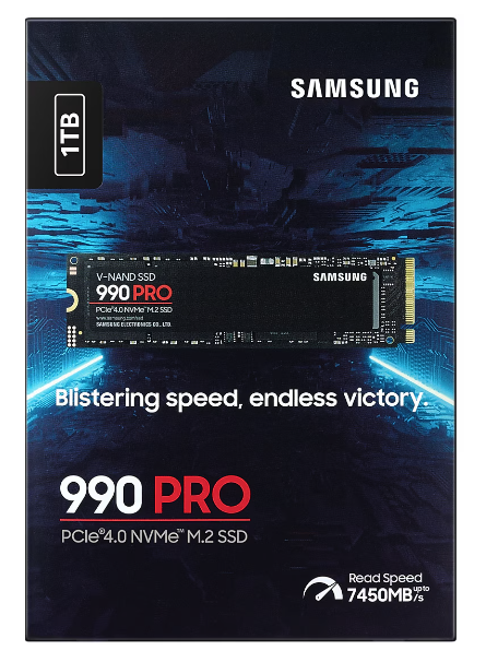 Solid State Drive (SSD) Samsung 990 PRO 1TB, PCIe Gen 4.0 x4, NVMe, M.2 [4]