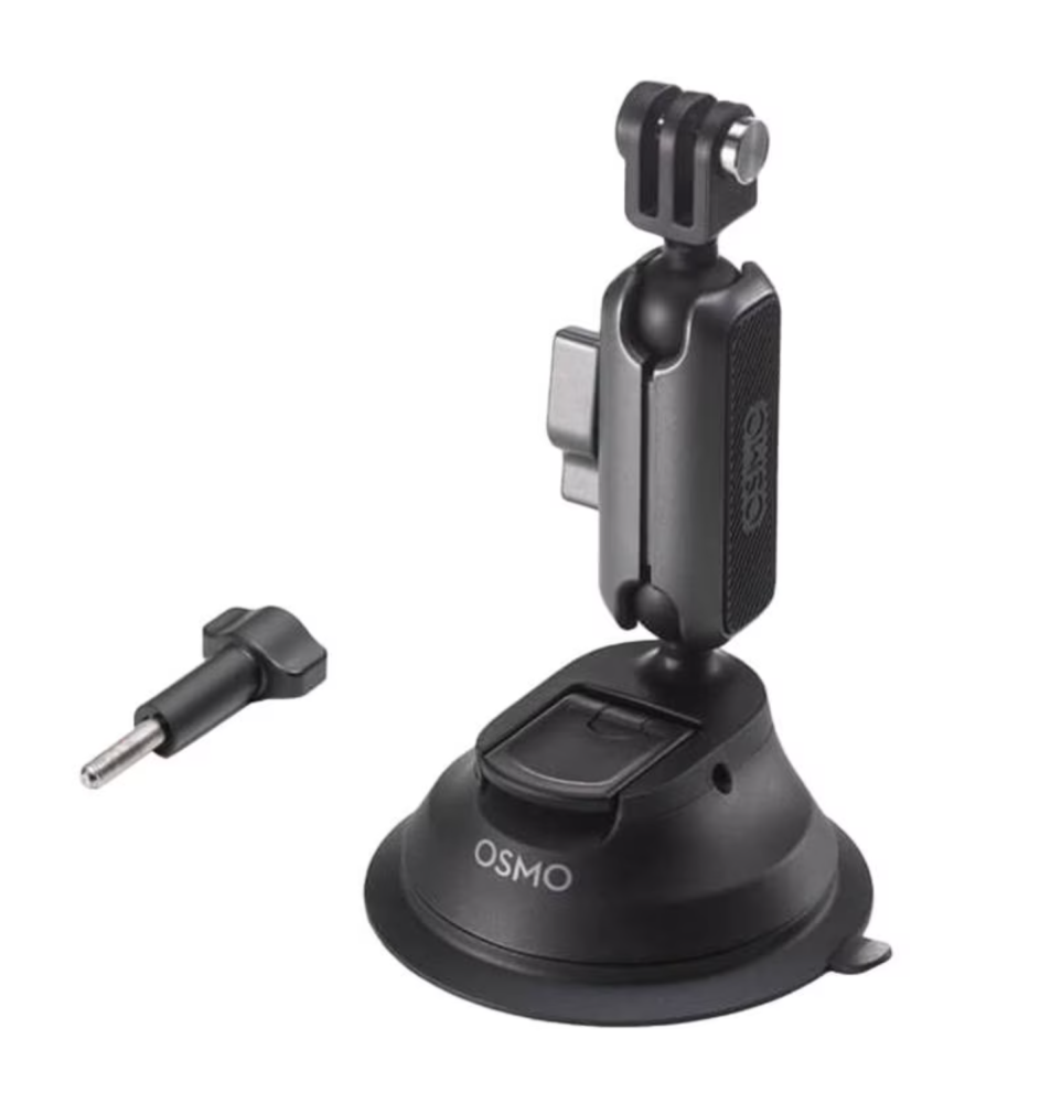 Suport cu Ventuza Pentru Dji Osmo Action 3/Dji Action 2/Dji Osmo Action, Negru [2]