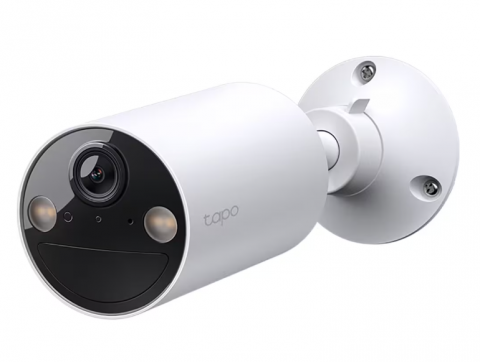 Camere de Supraveghere - Camera IP Wireless Exterior TP-LINK Tapo C410, 2K, 3MP, 1296p, IR, Night Vision, Alb