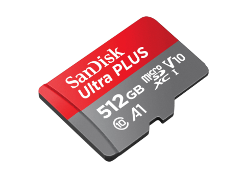 Card de memorie SanDisk Ultra Plus microSDXC, 512GB, 160MB/s, clasa 10/V10/A1, UHS-I, adaptor [2]