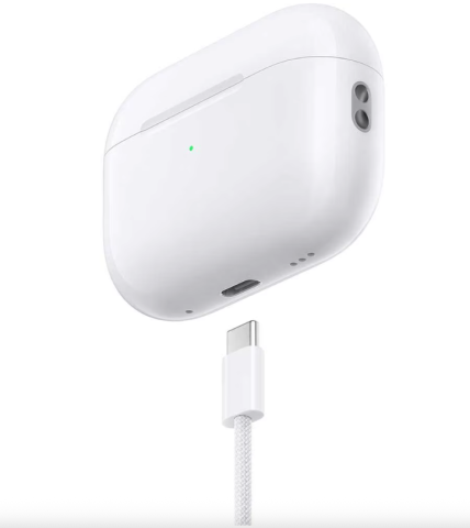 Casti APPLE AirPods Pro (GEN.2), True Wireless, Bluetooth, In-Ear, Microfon, Noise Cancelling, Conector USB-C, Alb [5]