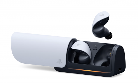 Audio - Casti earbuds PULSE Explore, Wireless, White pentru PlayStation 5 si PlayStation Portal