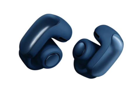 Casti Wireless - Casti Open-Ear Bose Ultra Open Earbuds, True Wireless, Bluetooth, Multipoint, Immersive Audio, IPX4, Lunar Blue