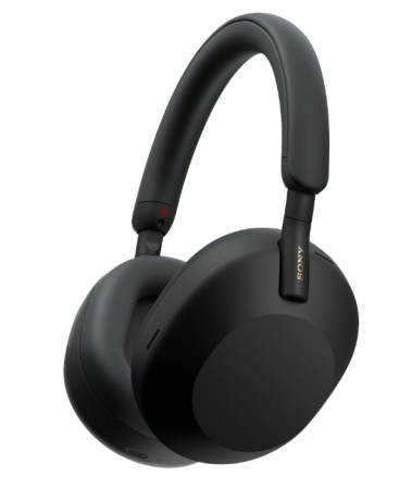 Audio - Casti Over the Ear Sony WH-1000XM5B, Wireless, Bluetooth, Noise cancelling, Autonomie baterie 30 ore, Microfon, Alexa si Google Assistant, Negru