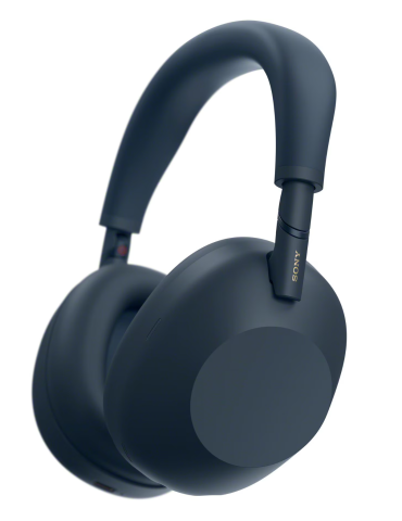 Casti Bluetooth - Casti Over the Ear Sony WH-1000XM6L, Wireless, Bluetooth, Hi-Res Audio, Noise cancelling, Autonomie 30 ore, Microfon, Alexa si Google Assistant, Design pliabil, Albastru