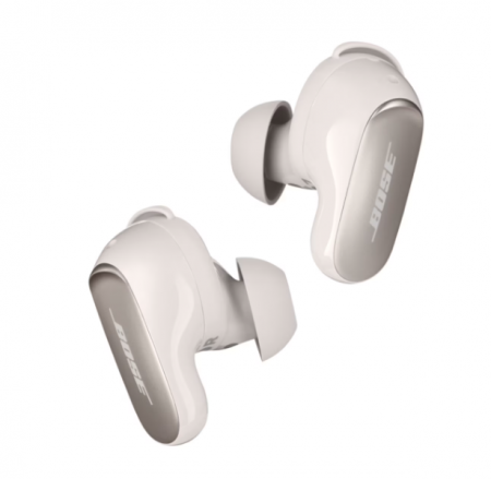 Casti Wireless - Casti True Wireless cu Anulare Zgomot Bose QuietComfort Ultra Earbuds, White Smoke