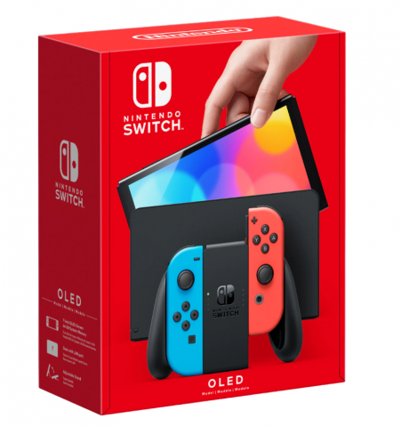 Gaming - Consola Nintendo Switch OLED (Neon Blue/ Red Joy - Con)