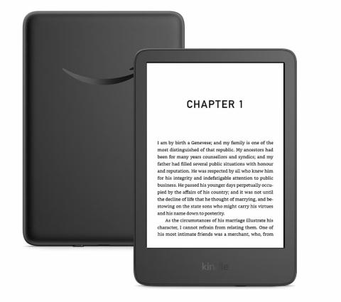 Ebook - eBook Reader Amazon Kindle 2024 (11th Gen), 16 GB, Display 6", Wi-Fi, USB-C, cu Reclame, Negru