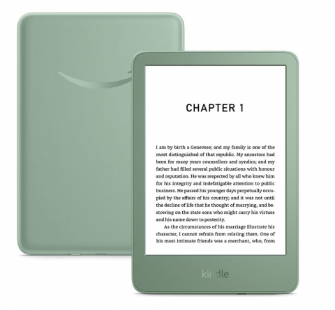 Ebook - eBook Reader Amazon Kindle 2024 (11th Gen), 16 GB, Display 6", Wi-Fi, USB-C, Verde Fara Reclame