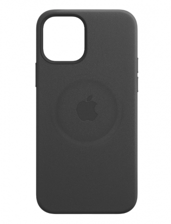 Huse Telefoane - Husa De Protectie Apple Leather Case MagSafe Pentru iPhone 12 Mini, Black
