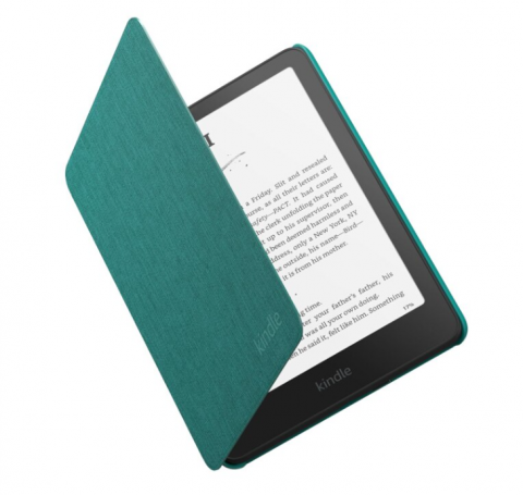 eBook Reader - Husa de protectie Water Safe Fabric pentru Kindle Paperwhite 12Gen si Kindle Colorsoft Verde