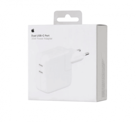 Încărcătoare  - Incarcator Apple Power Adapter, Dual USB-C, 35W, White MNWP3ZM/A