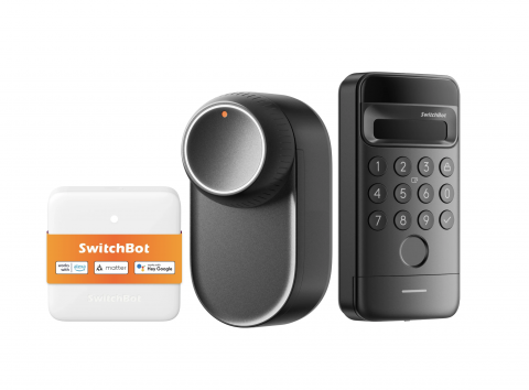 Incuietori Inteligente - Incuietoare Inteligenta pentru usi SwitchBot Lock Ultra Vision Combo