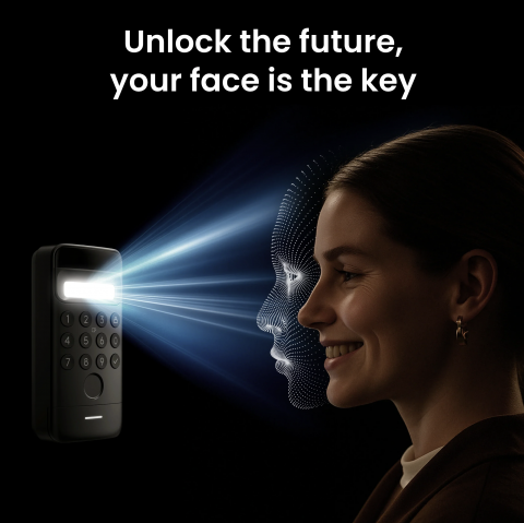 Incuietoare Inteligenta pentru usi SwitchBot Lock Ultra Vision Combo [2]