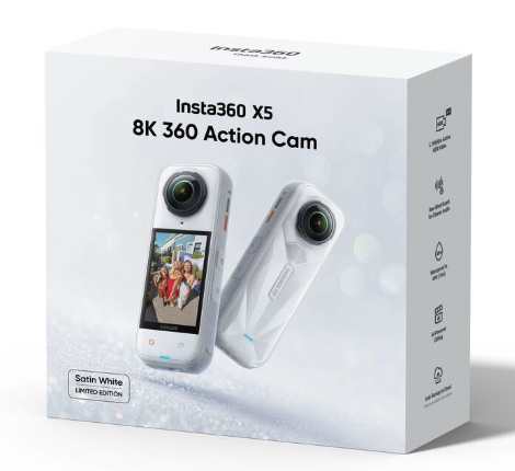 Insta360 X5 8K 360 Action Cam - Satin White Limited Edition [4]