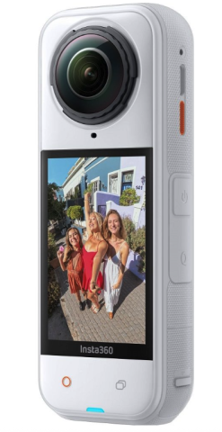 Camere Actiune - Insta360 X5 8K 360 Action Cam - Satin White Limited Edition