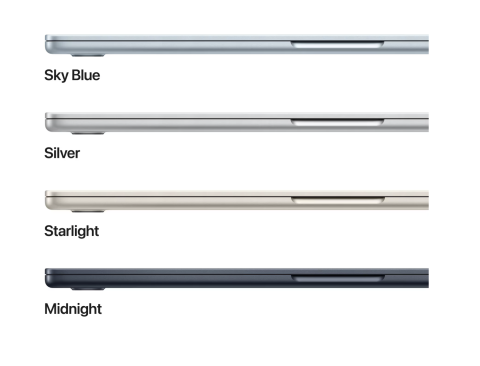 Laptop Apple MacBook Air 15", cu procesor Apple M4, 10 nuclee CPU si 10 nuclee GPU, 16GB RAM, 512GB, Starlight, Tastatura Internationala [2]