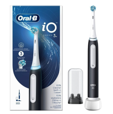 Ingrijire Personala - Periuță De Dinți Electrică Oral-B iO Series 3n Cu Senzor De Presiune Neagră