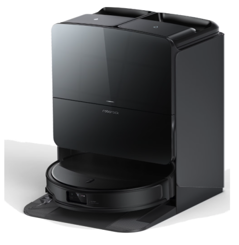 Aspiratoare / Roboti - Robot de aspirare Roborock Saros 10R, statie de andocare multifunctionala 10-in-1, aspirator, mop si statie inteligenta cu golire automata, sistem autonom StarSight 2.0, mapare 3D, Lidar, negru