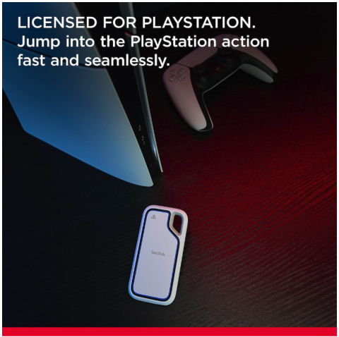Sandisk Extreme for PS5 and PC USB 3.2 Extern SSD 1TB 2.5" Alb [2]