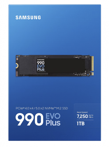 Solid-State Drive (SSD) Samsung 990 EVO Plus PCIe 4.0 NVMe M.2 1TB MZ-V9S1T0BW [3]