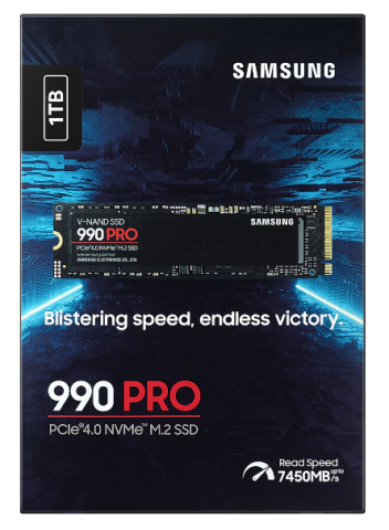 Solid State Drive (SSD) Samsung 990 PRO 1TB, PCIe Gen 4.0 x4, NVMe, M.2 [3]