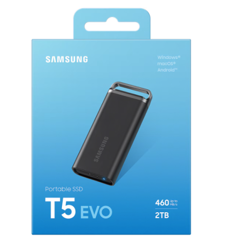 SSD Extern Samsung T5 EVO Black, 2TB, USB 3.2 [4]