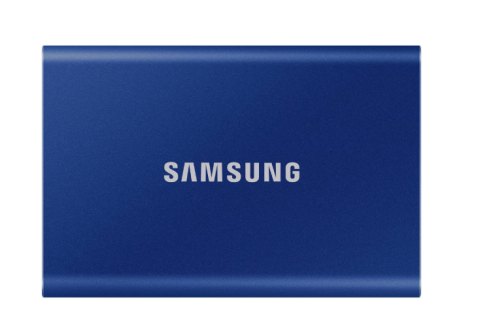 SSD-uri Externe - SSD Extern Samsung T7 Portabil, 1TB, USB 3.2, Blue