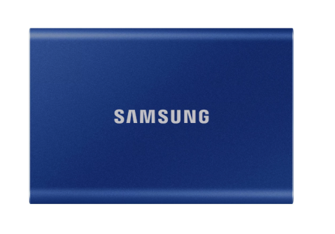 Componente PC - SSD Extern Samsung T7 portabil, 2TB, USB 3.2, Indigo Blue