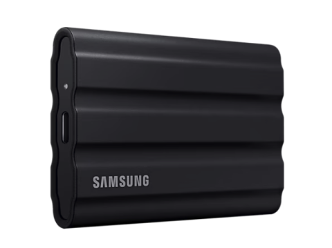 SSD Extern Samsung T7 Shield, 4TB, USB 3.2, Black [2]