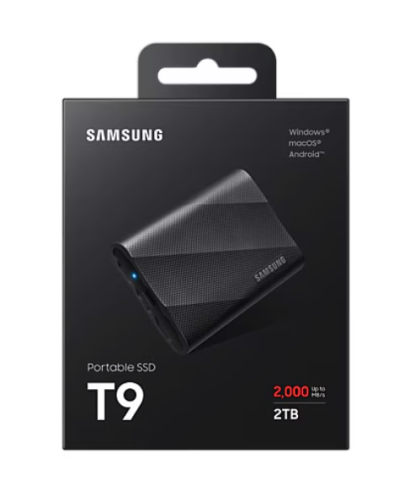 SSD Extern Samsung T9 Black, 2TB, USB 3.2, Black [2]