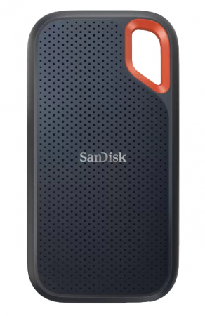 SSD-uri Externe - SSD Extern Sandisk Extreme® Portable V2, 2TB, NVMe, USB 3.2 Gen 2, SDSSDE61-2T00-G25