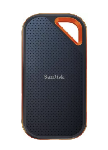 SSD-uri Externe - SSD Extern SanDisk Extreme PRO® V2, 4TB, NVMe, USB 3.2 Gen2x2, Aluminiu, Protectie , Negru