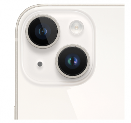 Telefon Mobil Apple iPhone 14, 128GB, 5G, Starlight ( Alb ) [3]