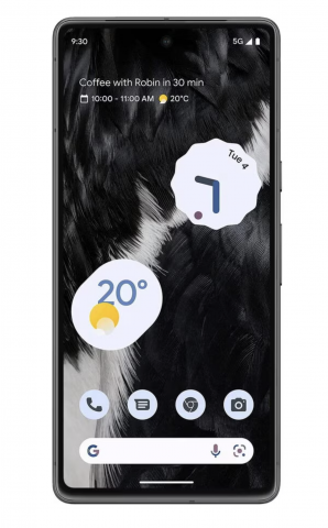 Telefon Mobil Google Pixel 7, Dual SIM, 256GB, 8GB RAM, 5G, Obsidian Black [1]