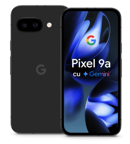Telefoane - Telefon Mobil Google Pixel 9a, 128GB, 8GB RAM, 5G, Obsidian