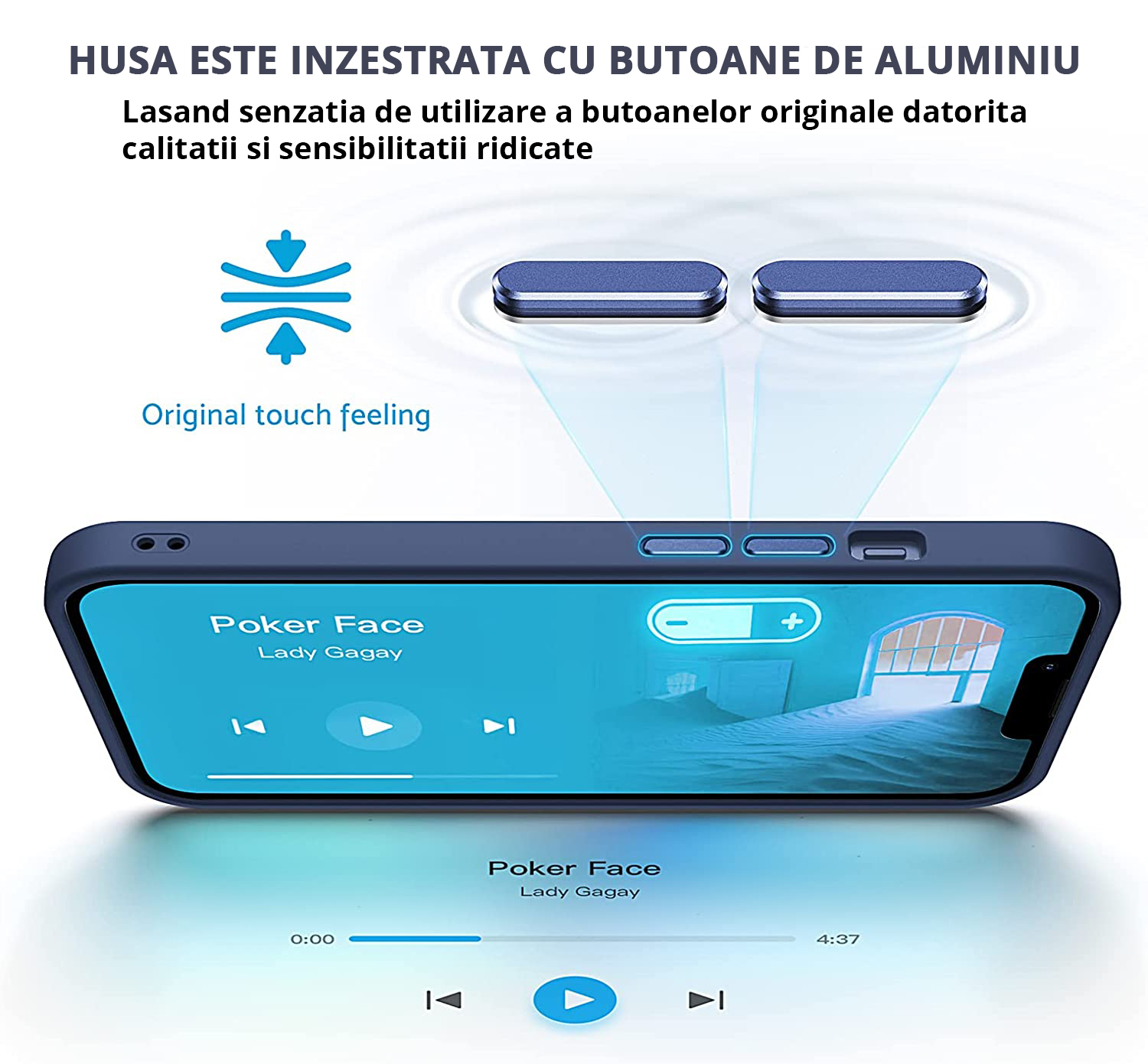 Husa pentru IPhone 12 / 12 Pro MagSafe, ultra slim, Antisoc, Blue