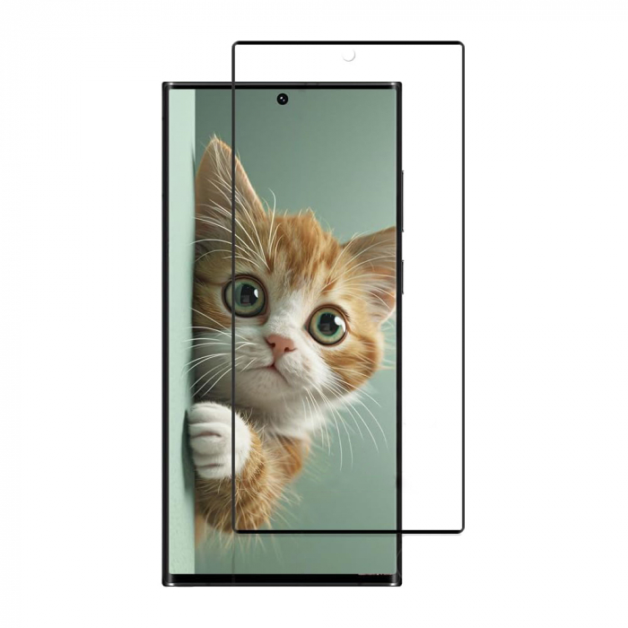 Folie de protecție Mobilesmart pentru Samsung Galaxy S23 ULTRA, sticlă securizată Full Glue [1]