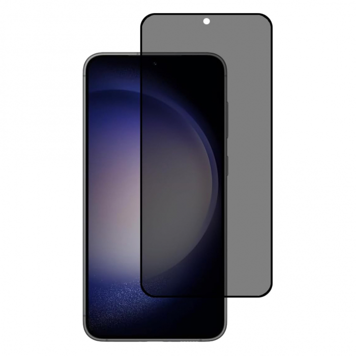 Folie de protecție Mobilesmart pentru Samsung Galaxy S23 PLUS, sticlă securizată Privacy, Full Glue [1]