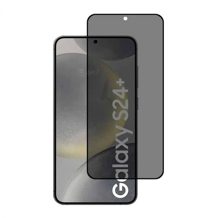 Folie de protecție Mobilesmart pentru Samsung Galaxy S24 PLUS, sticlă securizată Privacy, Full Glue [1]