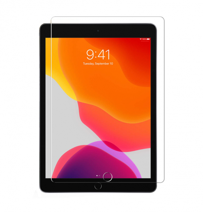 Folie protectie sticla securizata Apple iPad 10.2'' (2019), protectie ecran, fata [1]