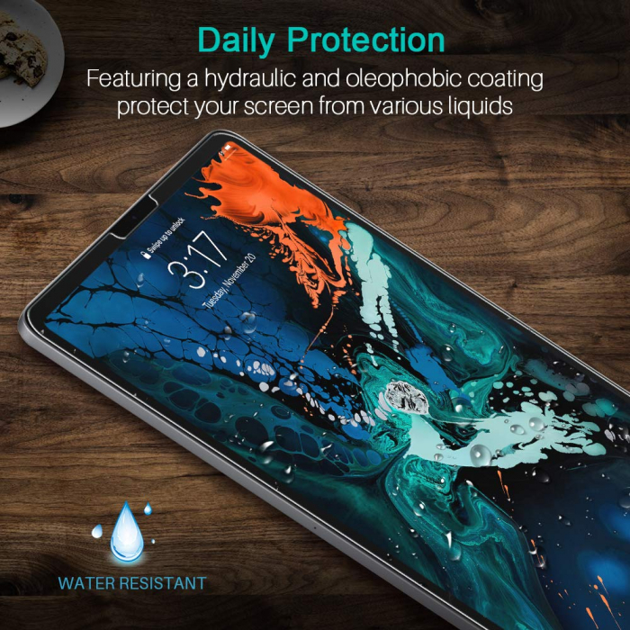 Folie protectie sticla securizata Apple iPad Pro (2018), 11", protectie ecran, MobileSmart©, fata [4]