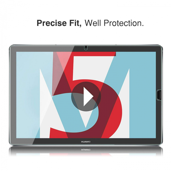 Folie protectie sticla securizata Huawei Mediapad M5, 10.8", protectie ecran, fata [3]