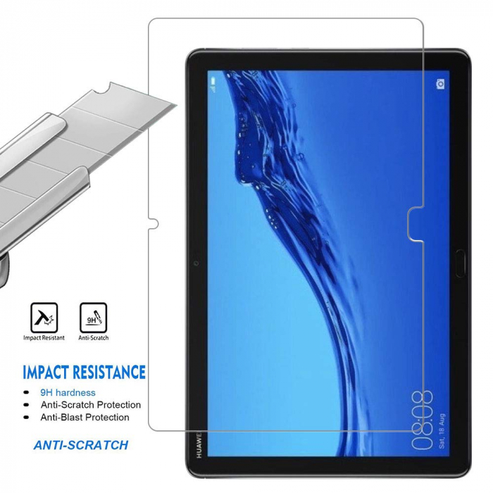 Folie protectie sticla securizata Huawei Mediapad M5 Lite, 10.1", protectie ecran, fata [4]