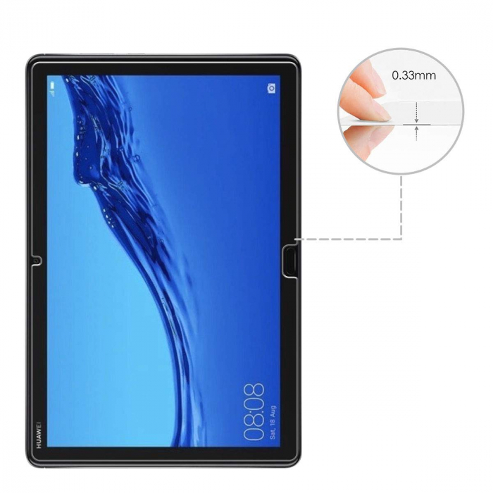 Folie protectie sticla securizata Huawei Mediapad M5 Lite, 10.1", protectie ecran, fata [3]