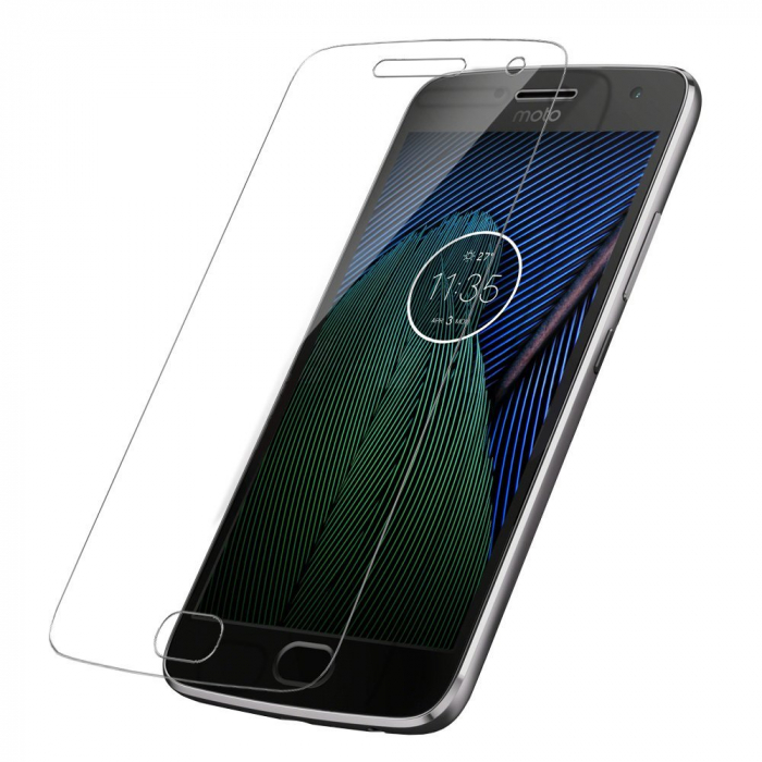 Folie protectie sticla securizata Lenovo Moto G5 PLUS, Motorola Moto G5 PLUS, protectie ecran, fata, 0.2mm [1]