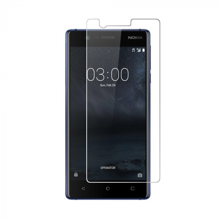 Folie protectie sticla securizata Nokia 3, protectie ecran, fata, 0.2mm [1]