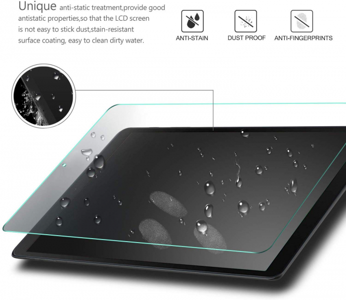 Folie protectie sticla securizata Samsung Galaxy Tab A (2019) 10.1'', protectie ecran, fata [7]