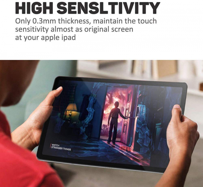 Folie protectie sticla securizata Samsung Galaxy Tab S5e (2019), 10.5", protectie ecran, fata [3]